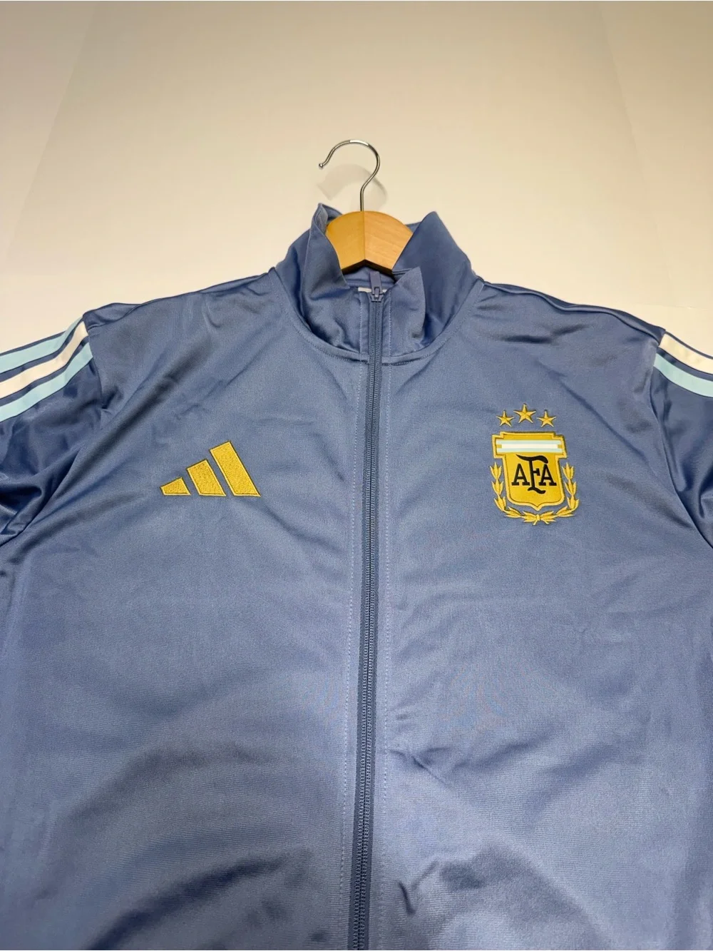 Adidas Argentina National Team DNA Track Jacket JZ6289 Men’s Size M Scarf NWT